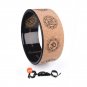 Unique Cork Yoga Circle Painted Natural elastic Round Exercise Wheel Training
