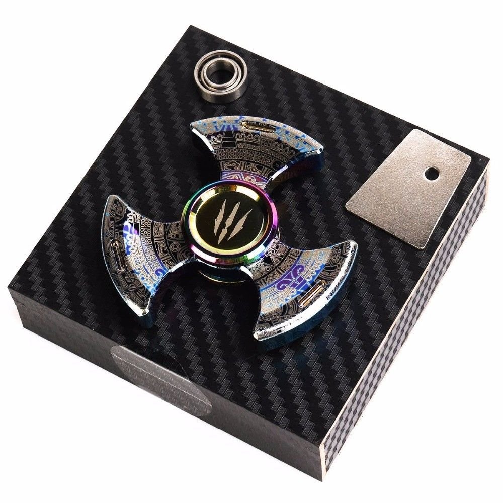 Heavy High Speed Tri Hand Fidget Spinner Metal Adult Gyro Spinning Steel