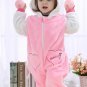 Cute Animals Newborn Baby Hooded Rompers Jumpsuit Warm Pajamas Tiger Bunny Panda