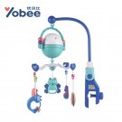 Musical Rotate Crib Mobile Bed Lights Bracket Bell Star Projecting Baby Rattle