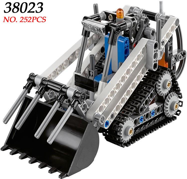 Unbranded 252pcs Technic City 2in1 Pedrail Crawler Compact Loader 42032