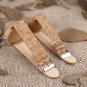 BOBO BIRD Watches Bamboo Couple Men Women Analog Display Couples Cork Leather
