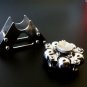 Unique Fidget Spinner Full Stainless Steel With A Mount Learning Toy Stable Long