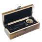 BOBO BIRD Wood Leather Golden Bronze Skeleton Antique Exposed Steampunk Watch