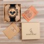2018 BOBO BIRD Men Quartz Watch Special Wood and Metal Design Leather Wristwatch