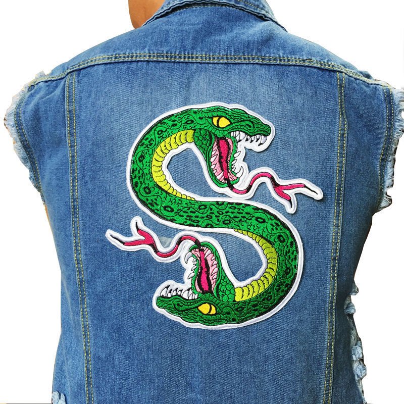 Large Riverdale South Side Serpents Green Snake Patch Iron Sew On ...