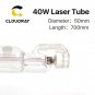 Glass Laser Tube 700MM 40W Glass Laser Lamp For CO2 Engraving Cutting Machine