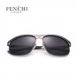 FENCHI Polarized Sunglasses Men Brand Designer New Fashion Metal Glasses UV400