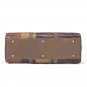 Genuine Leather Patchwork Travel Bag Multi Color Messenger Vintage Handbag 50cm