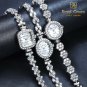 Women's Japan Quartz Luxury Jewelry Crystal Bracelet Rhinestone Watch
