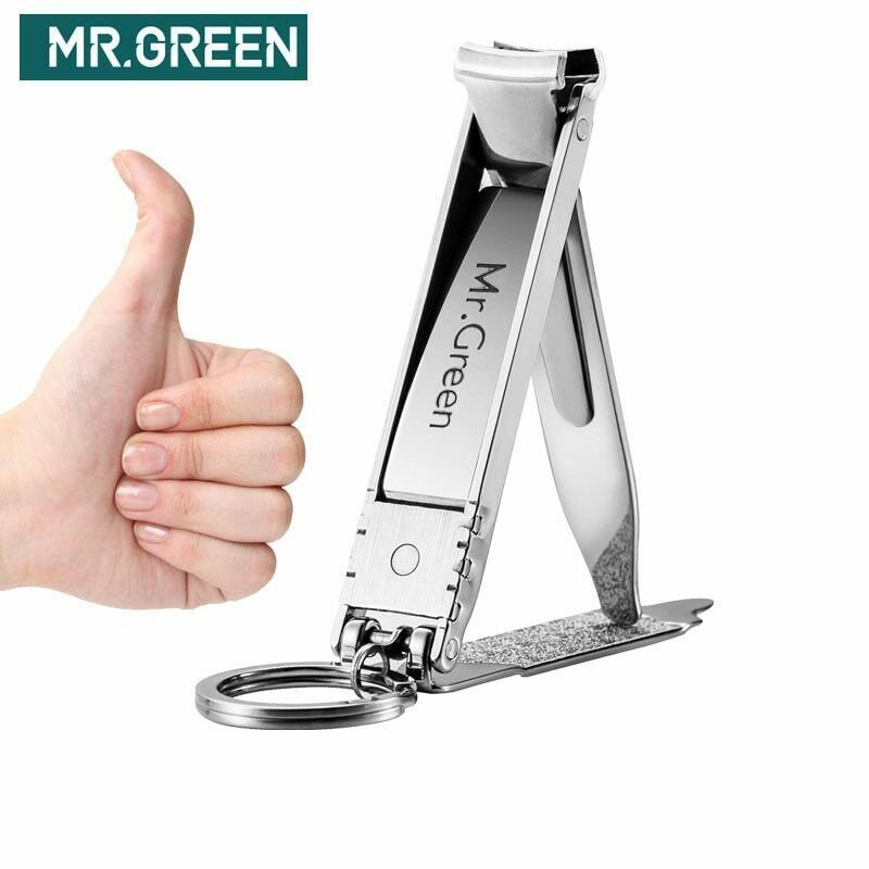 MR.GREEN Ultra-thin Foldable Hand Toe Nail Clipper  Cutter Trimmer Stainless