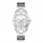 Women Steel Watch Waterproof Ladies Rhinestone Quartz Chronograph