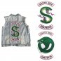 Riverdale South Side Serpents Green Snake Patch Iron  Sew On Embroidered
