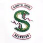 Riverdale South Side Serpents Green Snake Patch Iron Sew On Embroidered