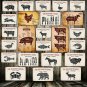 'Meat Collection' CUTS BUTCHER GUIDE BEEF PIG Retro Wall Plaque Metal Painting