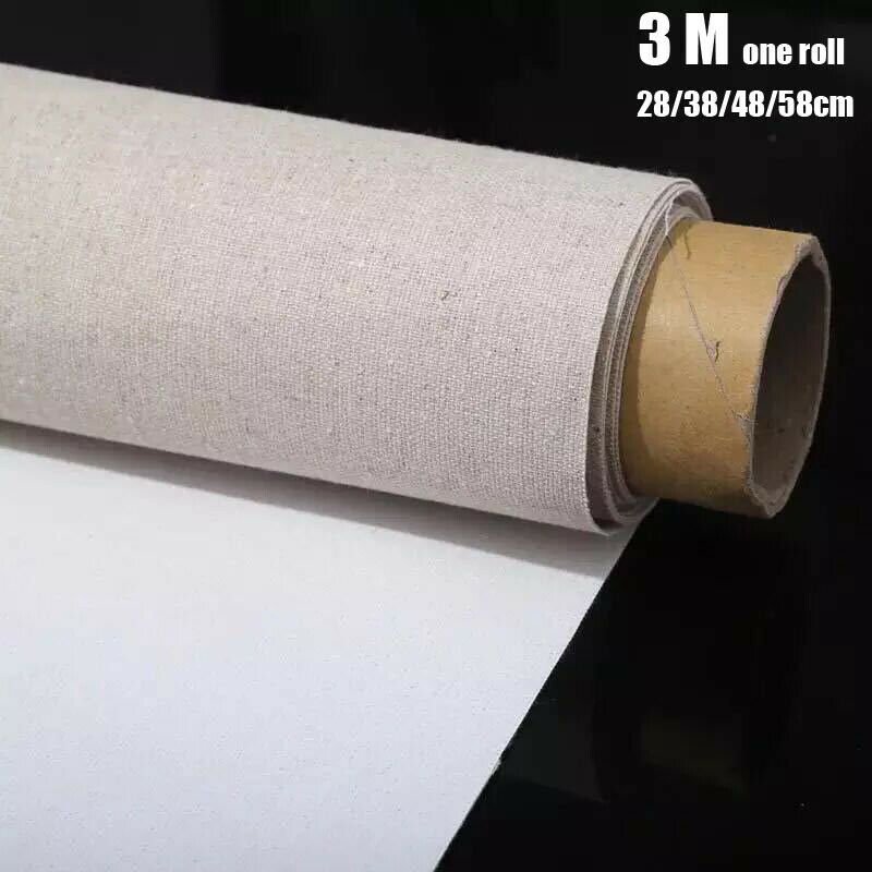 Professional Blank Canvas Painting Layer Acrylic Oil Painting Canvas Linen 3M