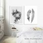 Abstract Art Nordic Poster Black And White And Prints Canvas Unframed Painting