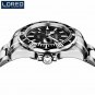 LOREO Mens Sport Watch 200M Waterproof Automatic Mechanical Rotatable Bezel