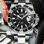 LOREO Mens Sport Watch 200M Waterproof Automatic Mechanical Rotatable Bezel