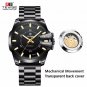 TEVISE Watch Men Luxury Automatic Mechanical Luminous Business Waterproof