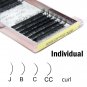 15 Cases/lot CC Curl Cilia Natural Premium Individual Eyelash Extensions