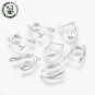 50pcs 17x13mm Brass Hoop Earrings Findings Golden For Dangle Drop DIY Pin: 1.5mm