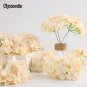 50pcs Artificial Silk Hydrangea Flower Head Ball Chrysanthemum Wedding Deco DIY