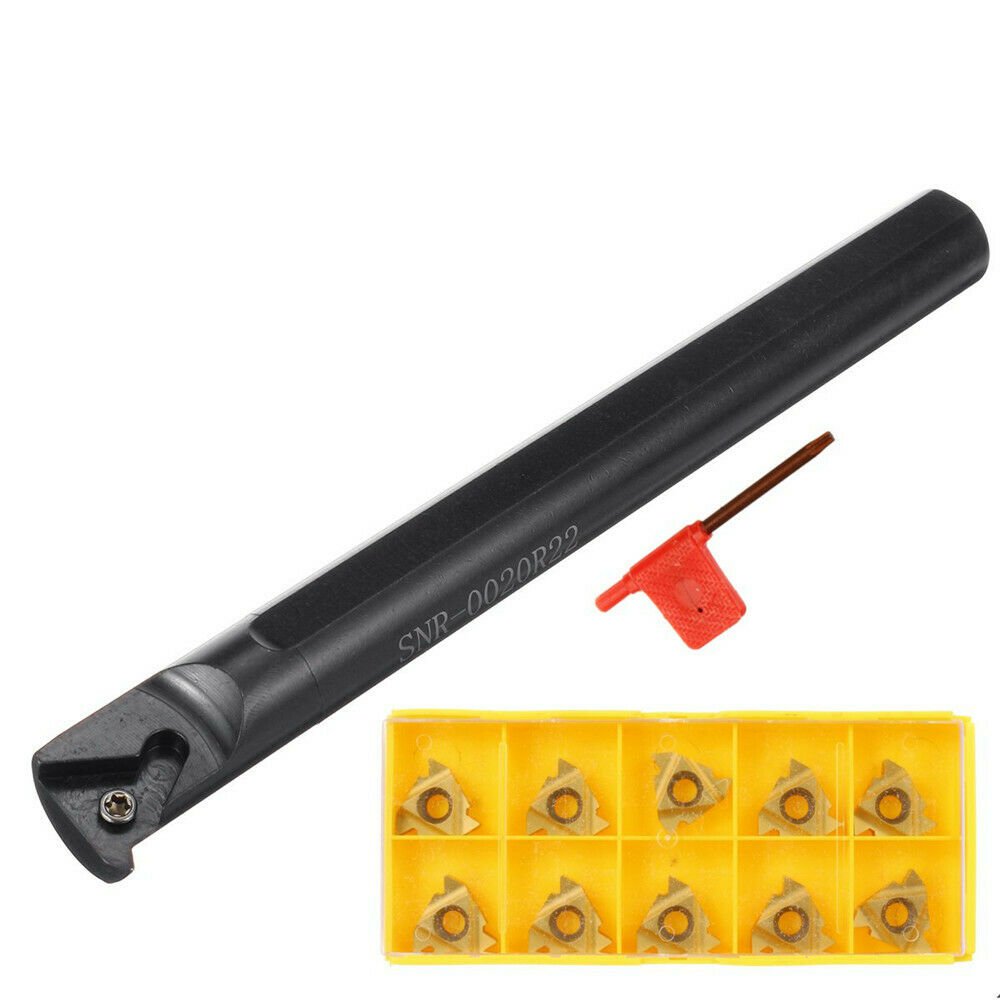 SNR0020R22 CNC Tool Rod Threading Turning Boring Bar Holder With 10pcs 22NR G60