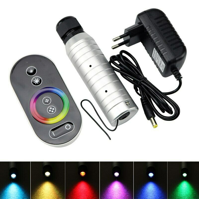 DC12V 6W RGB LED Fiber Optic Engine With RF Remote For Star Sky Ceiling