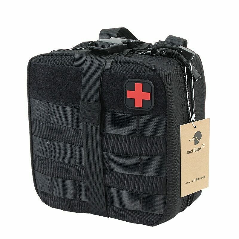 First Aid Pouch Bag Molle/Hook & Loop Dual-use Amphibious Medic EMT EDC Rip-Away