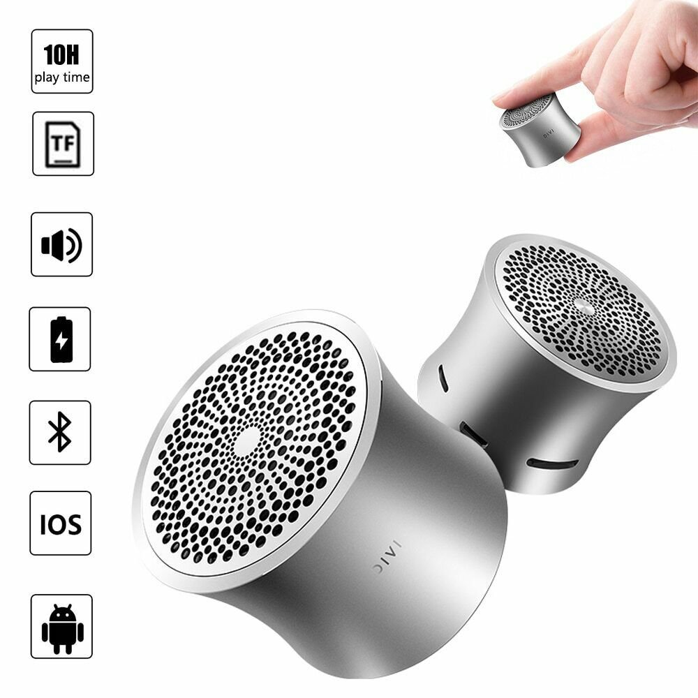 Tiny Music Bluetooth Speaker Waterproof Portable Outdoor Mini Wireless TF Card