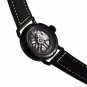 Reef Tiger Military Automatic Self-Wind Pilot Watch Genuine Leather Sapphire