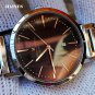 HAIYES Leather Steel Quartz Luxury Auto Date Wristwatch Business Men