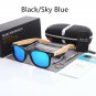BARCUR Polarized Bamboo Sunglasses Men Women Unisex Wooden Anti-Reflective UV400
