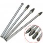 Rotary Burr 1/4 Inch Shank 6 Inch Long Carbide Cutter CNC Engraving Bit For