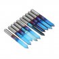 Drillpro 10pcs 0.1/0.2/0.3/0.4mm 60 Degree Engraving Bit Flat Bottom PCB