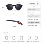 Men Women Classic Retro Rivet Polarized Sunglasses TR90 Legs Oval Frame UV400