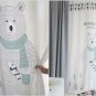 Cartoon Creative Bears Stars Simple Modern Curtain Blackout Curtains For Kids