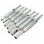 7pcs HSS Hex Shank Self Centering Door Lock Hinge Drill Bit Pilot Hole Tool Set