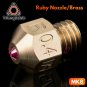 High Temperature MK8 Ruby Nozzle 1.75MM PETG ABS PEI PEEK NYLON for 3D Printer