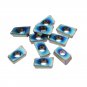 Drillpro 10pcs Blue Nano HRC52 APMT1604PDER NB7010 25R0.8 Carbide Inserts for