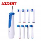 AZDENT 8 Heads Rotating Electric Toothbrush Battery Operated Not Rechargeable