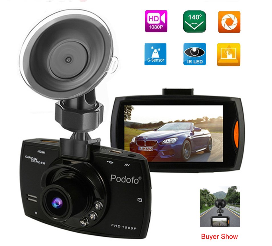 Car DVR Camera G30 Full HD 1080P CMOS Dashcam Video Night Vision G-Sensor Dash
