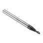 7pcs Radius 0.5-2.0mm 2 Flutes Ball Nose End Mill Cutter Set CNC Tool