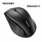 TeckNet Bluetooth Wireless Mouse 2.4g 2600/2000/1600/1200/800 DPI Red Purple ...