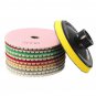 10pcs 4 Inch 30 to 3000 Grit Diamond Polishing Pads Set for Granite Concrete