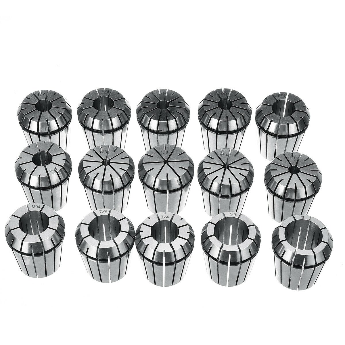ER40 1/8-1 Inch Spring Collet Collet Chuck Set for CNC Milling Lathe Tool