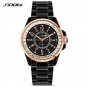 SINOBI Women Diamond Luxury Wrist Watch Ceramic Imitation