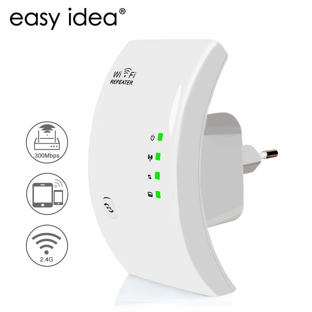 EASYIDEA Wireless WIFI Repeater 300Mbps Extender Signal Amplifier 802.11n/b/g