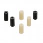 Suleve&acirc;�&cent; M3NR3 140Pcs M3 Black/White Nylon Round Column Non-Threaded Spacer